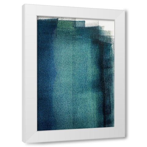 Painted Textures White Modern Wood Framed Art Print by Mossholder, Tim