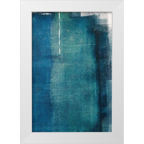 Painted Textures White Modern Wood Framed Art Print by Mossholder, Tim