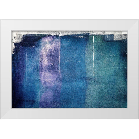 Painted Textures White Modern Wood Framed Art Print by Mossholder, Tim