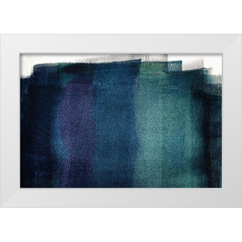 Painted Textures White Modern Wood Framed Art Print by Mossholder, Tim