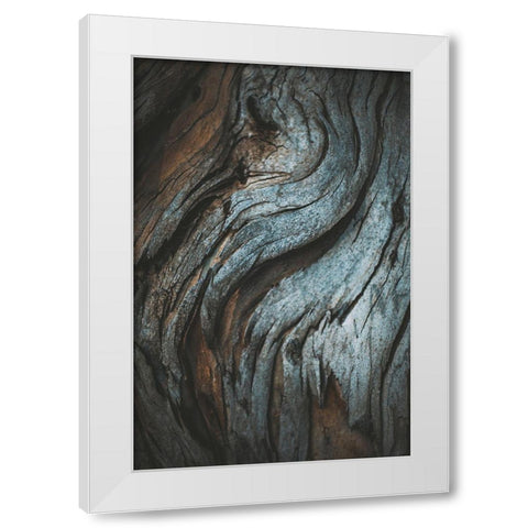 Eucalyptus Texture White Modern Wood Framed Art Print by Mossholder, Tim