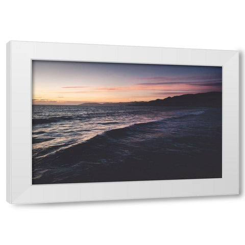 California Coast White Modern Wood Framed Art Print by Mossholder, Tim