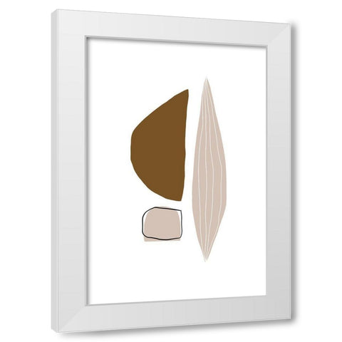Imperfections White Modern Wood Framed Art Print by Sawall, Anastasia