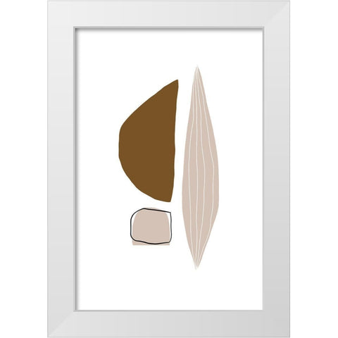Imperfections White Modern Wood Framed Art Print by Sawall, Anastasia