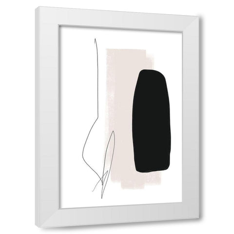 It is a Sign White Modern Wood Framed Art Print by Sawall, Anastasia