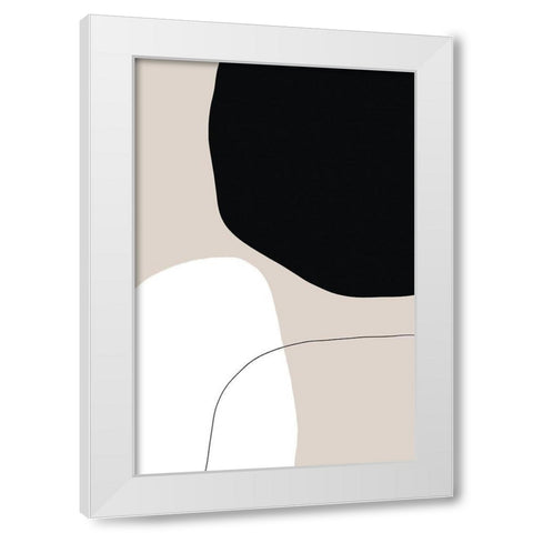 Pairing White Modern Wood Framed Art Print by Sawall, Anastasia
