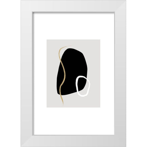 Thinking of You White Modern Wood Framed Art Print by Sawall, Anastasia