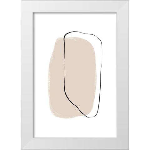 This is Real White Modern Wood Framed Art Print by Sawall, Anastasia