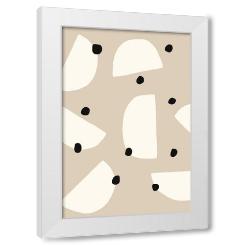 Feeling Crazy White Modern Wood Framed Art Print by Sawall, Anastasia
