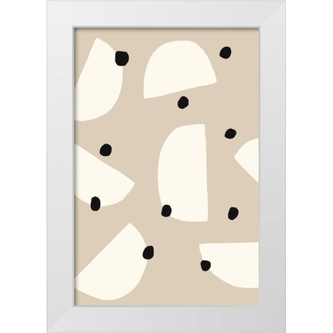 Feeling Crazy White Modern Wood Framed Art Print by Sawall, Anastasia
