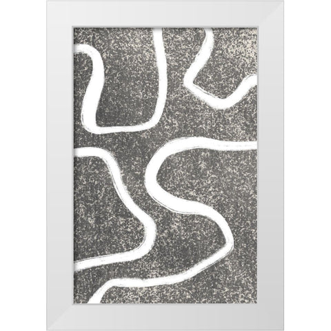 Too many Options White Modern Wood Framed Art Print by Sawall, Anastasia