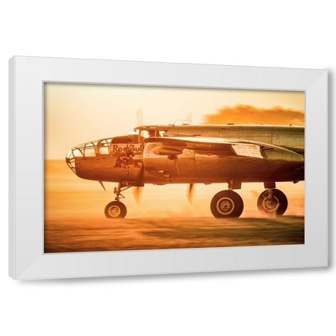 Sun ride White Modern Wood Framed Art Print by Wrobel, Piotr