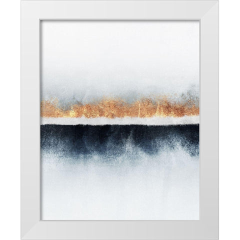 Horizon White Modern Wood Framed Art Print by Fredriksson, Elisabeth