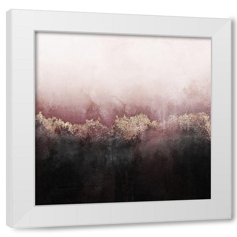 Pink Sky White Modern Wood Framed Art Print by Fredriksson, Elisabeth