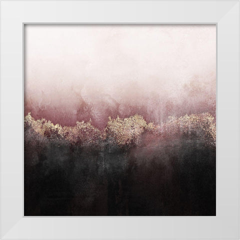 Pink Sky White Modern Wood Framed Art Print by Fredriksson, Elisabeth