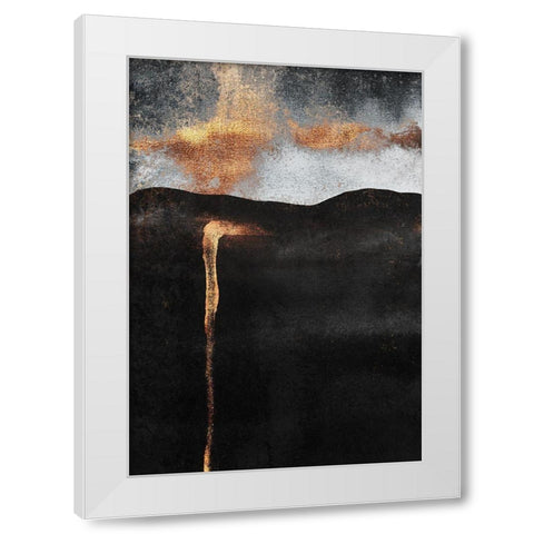 Ember White Modern Wood Framed Art Print by Fredriksson, Elisabeth