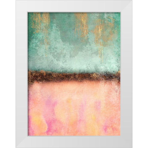 Summer White Modern Wood Framed Art Print by Fredriksson, Elisabeth