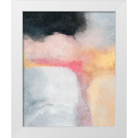 Billow White Modern Wood Framed Art Print by Fredriksson, Elisabeth
