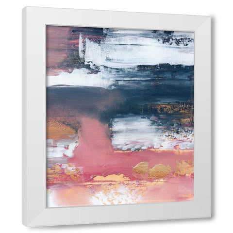 Tranquility White Modern Wood Framed Art Print by Fredriksson, Elisabeth