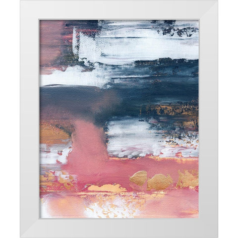 Tranquility White Modern Wood Framed Art Print by Fredriksson, Elisabeth