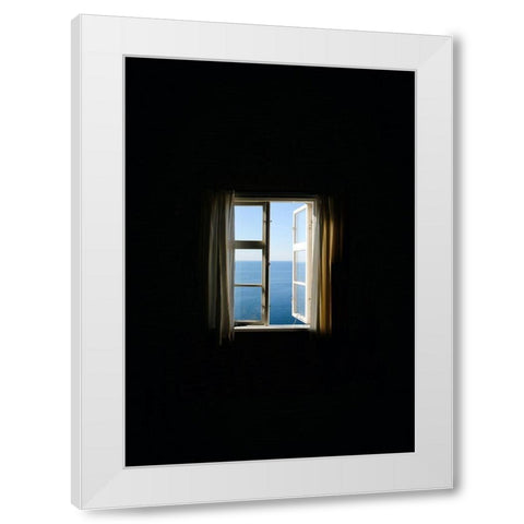 Ocean view black White Modern Wood Framed Art Print by Cederberg, Marcus