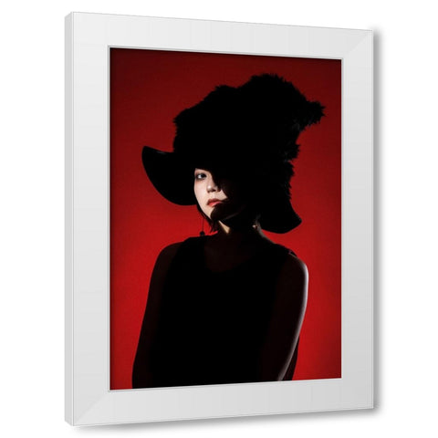 Red World White Modern Wood Framed Art Print by Sumimoto, Suguru