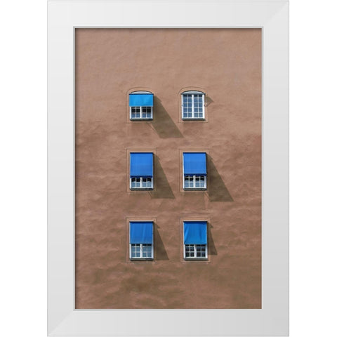 Blinds White Modern Wood Framed Art Print by Cederberg, Marcus