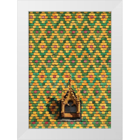 Colorwall White Modern Wood Framed Art Print by Cederberg, Marcus