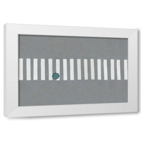 Crossing White Modern Wood Framed Art Print by Cederberg, Marcus