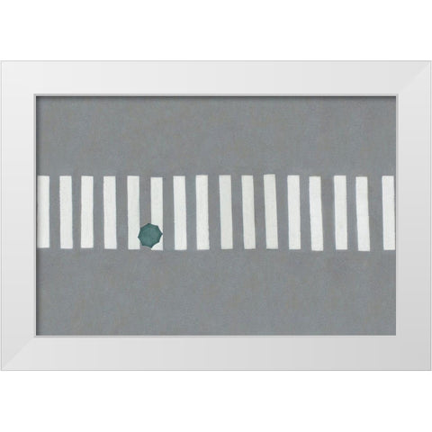 Crossing White Modern Wood Framed Art Print by Cederberg, Marcus