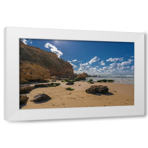 After The Storm White Modern Wood Framed Art Print by Gelman, Alan