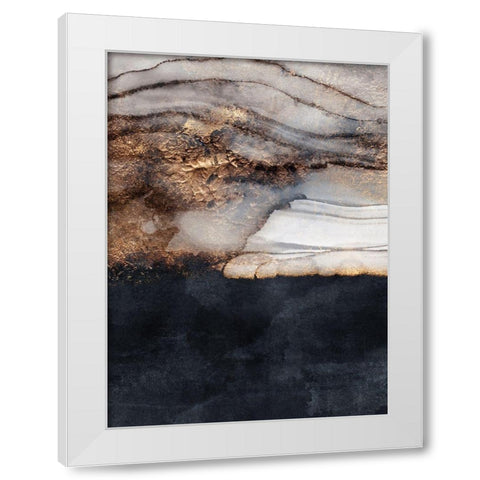 Incoming Storm White Modern Wood Framed Art Print by Fredriksson, Elisabeth