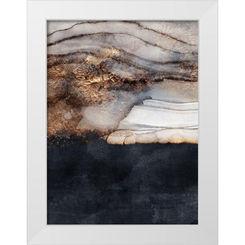 Incoming Storm White Modern Wood Framed Art Print by Fredriksson, Elisabeth