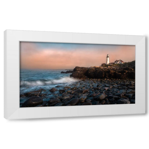 A Moody Day White Modern Wood Framed Art Print by Wei, Rong