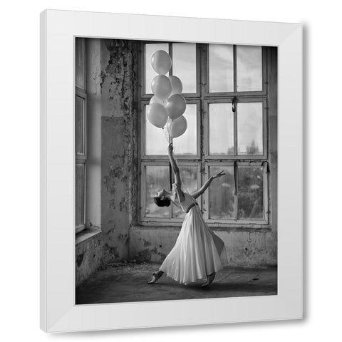 Seven days White Modern Wood Framed Art Print by Kapsha, Eduards
