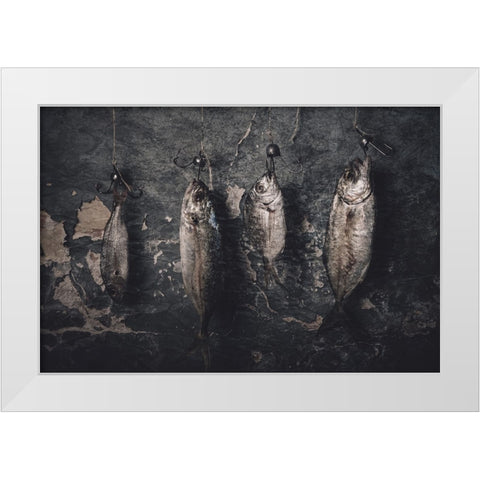 A New Order Of Life White Modern Wood Framed Art Print by Kazamil, Farid