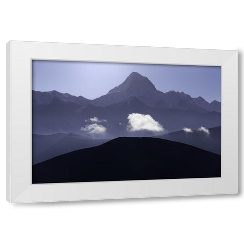 eao White Modern Wood Framed Art Print by Guan, Xiaopeng