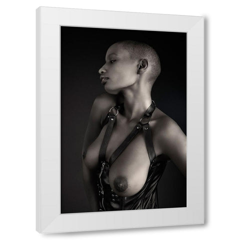 Shasta Topless White Modern Wood Framed Art Print by Slotboom, Jan