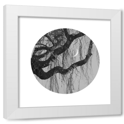 Early Spring No.3 White Modern Wood Framed Art Print by Wei, Xiang