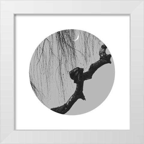 Early Spring No.4 White Modern Wood Framed Art Print by Wei, Xiang