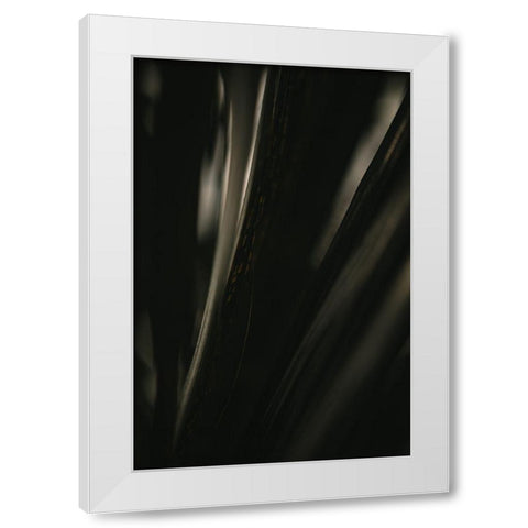 Botanical Series - Palm Leaf White Modern Wood Framed Art Print by Elijas, Eva