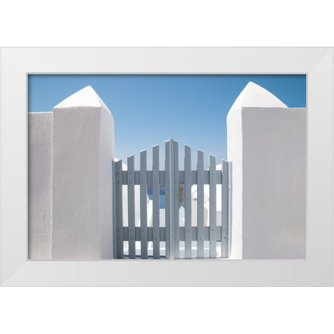 Gateway White Modern Wood Framed Art Print by Wride, Linda
