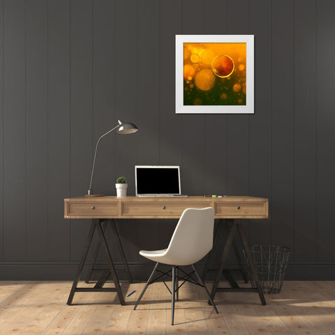 Just White Modern Wood Framed Art Print by Bosogea-Tudor, Ileana
