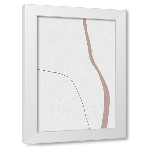 Memory Lane White Modern Wood Framed Art Print by Sawall, Anastasia