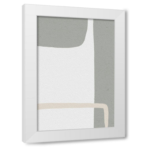 The Highest White Modern Wood Framed Art Print by Sawall, Anastasia