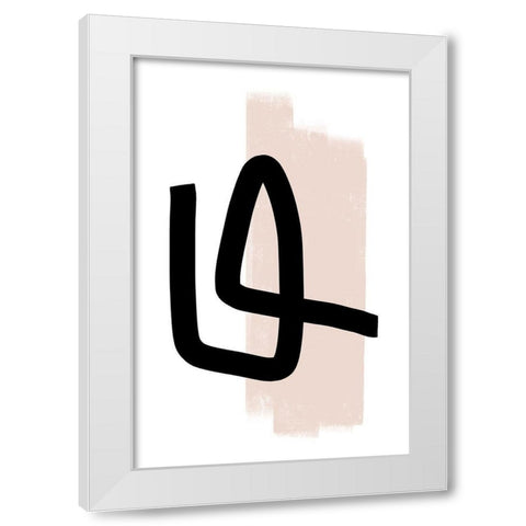 Why Not White Modern Wood Framed Art Print by Sawall, Anastasia