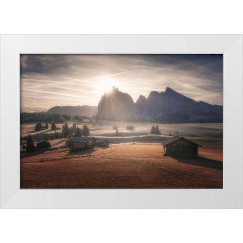 Sweet Dreams White Modern Wood Framed Art Print by De Franzoni, Thomas