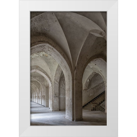 An old Jesuit monastery White Modern Wood Framed Art Print by Worseling, Natascha