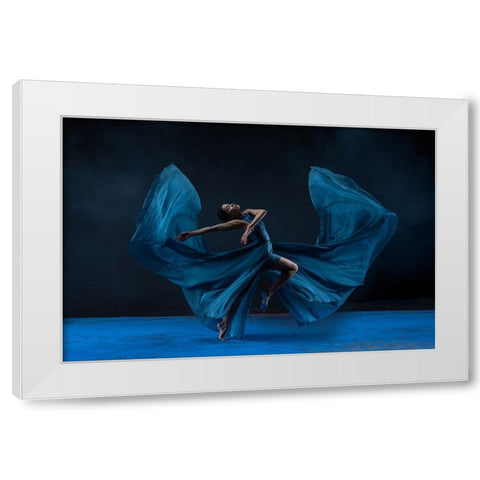 Butterfly Wardrobe White Modern Wood Framed Art Print by Suhardjo, Lisdiyanto
