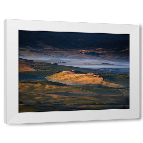 Toscana Amore Mio White Modern Wood Framed Art Print by Leinemann, Ulrike